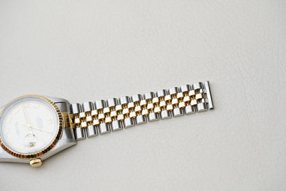 Rolex Datejust 16233 Pyramid Ivory Dial 36mm