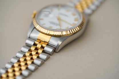 (Deposit) Rolex Datejust 16233 White Roman Dial