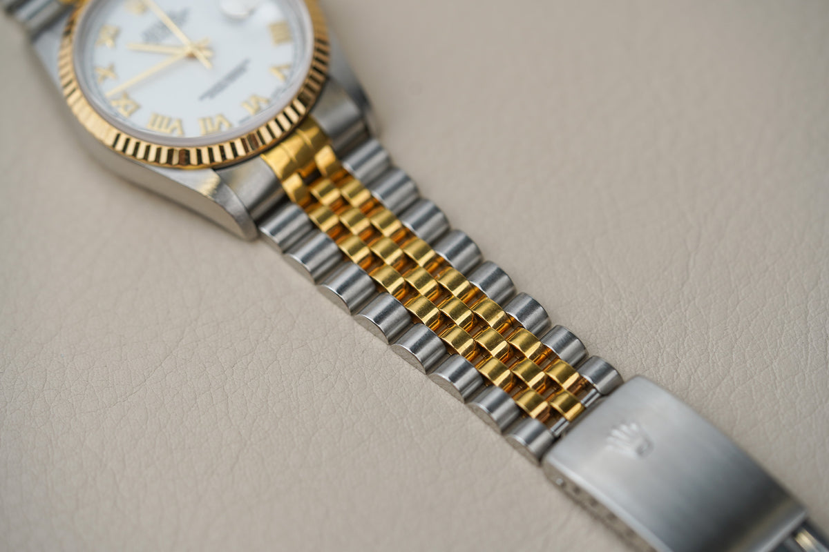 (Deposit) Rolex Datejust 16233 White Roman Dial