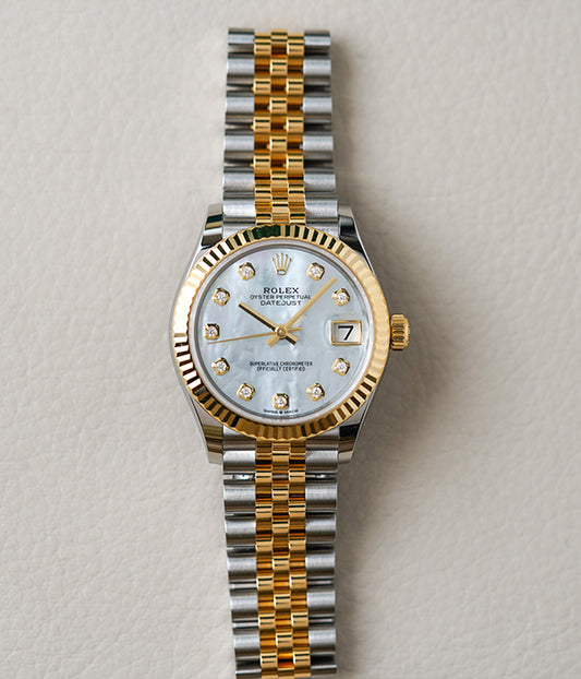 Rolex Datejust 31 Mother of Pearl Diamond Dial Jubilee 278273