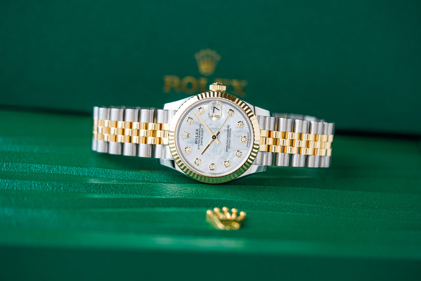 Rolex Datejust 31 Mother of Pearl Diamond Dial Jubilee 278273