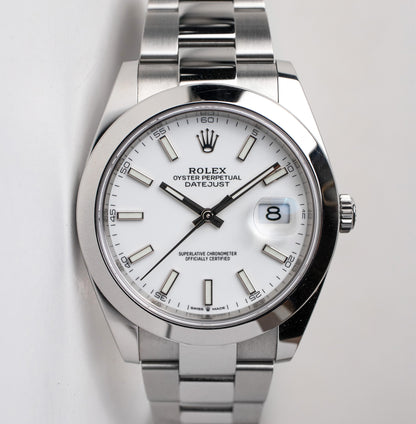 Rolex Datejust 41 126300 White
