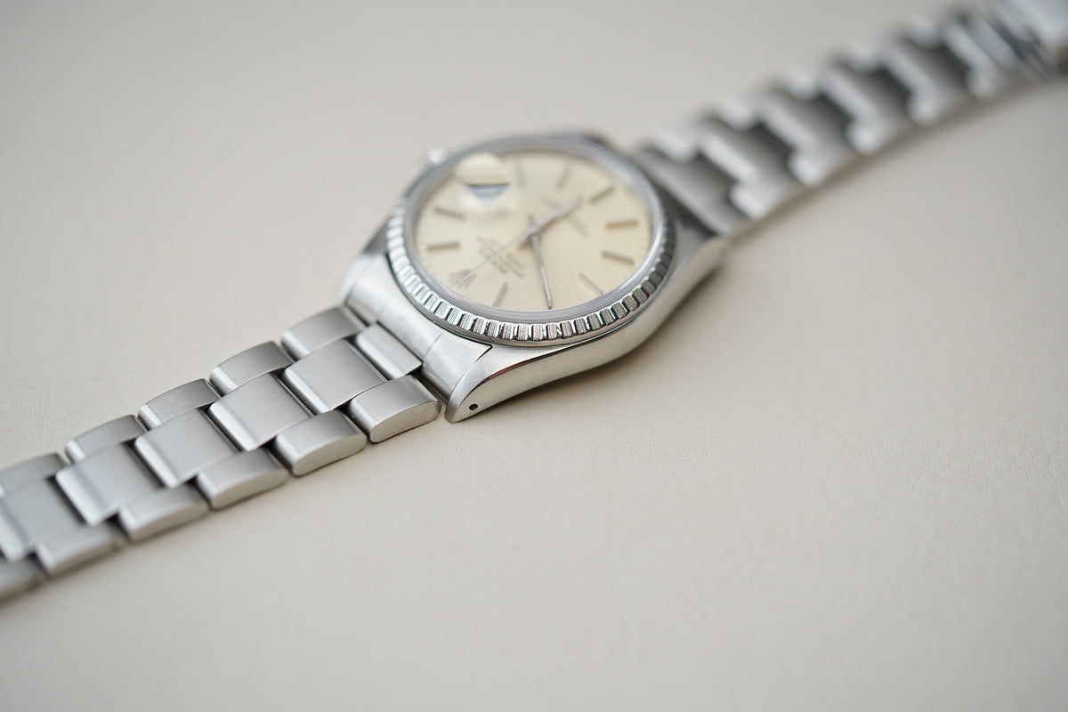 Rolex Datejust Silver Tropical Dial 16220