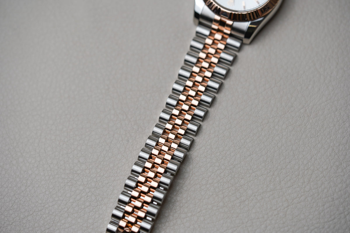Rolex Datejust Turn-O-Graph 116261 Rose Gold Two Tone Jubilee