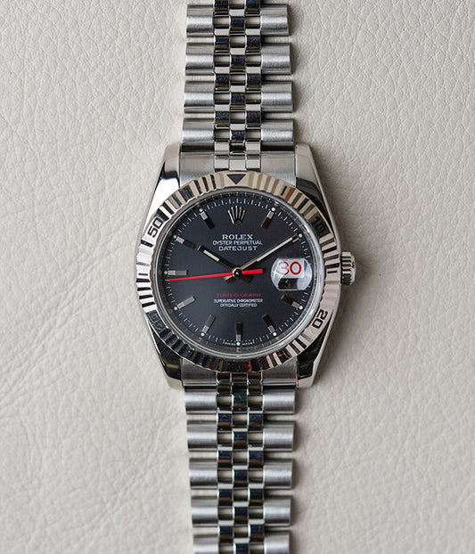 Rolex Datejust Turn-O-Graph 116264 Charcoal Super Jubilee