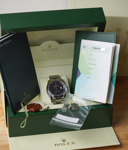 Rolex Datejust Turn-O-Graph 116264 Charcoal