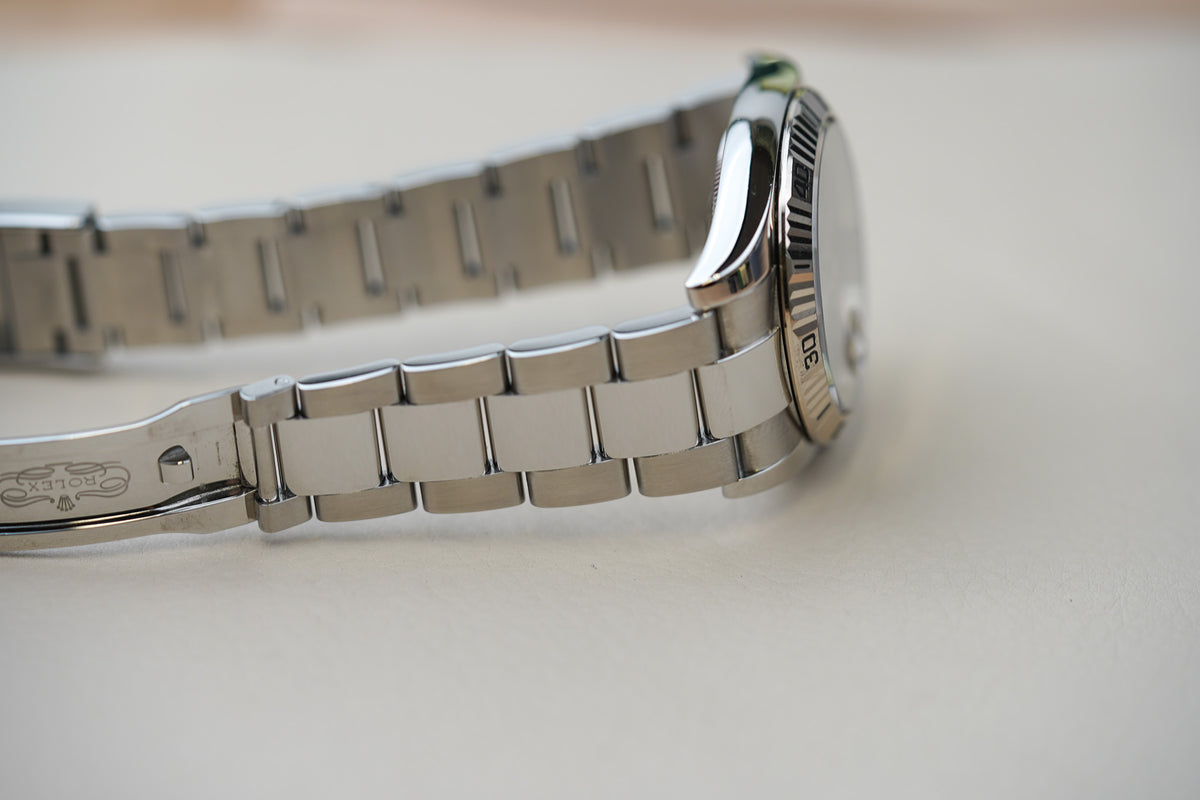 Rolex Datejust Turn-O-Graph Charcoal Dial 116264 Oyster