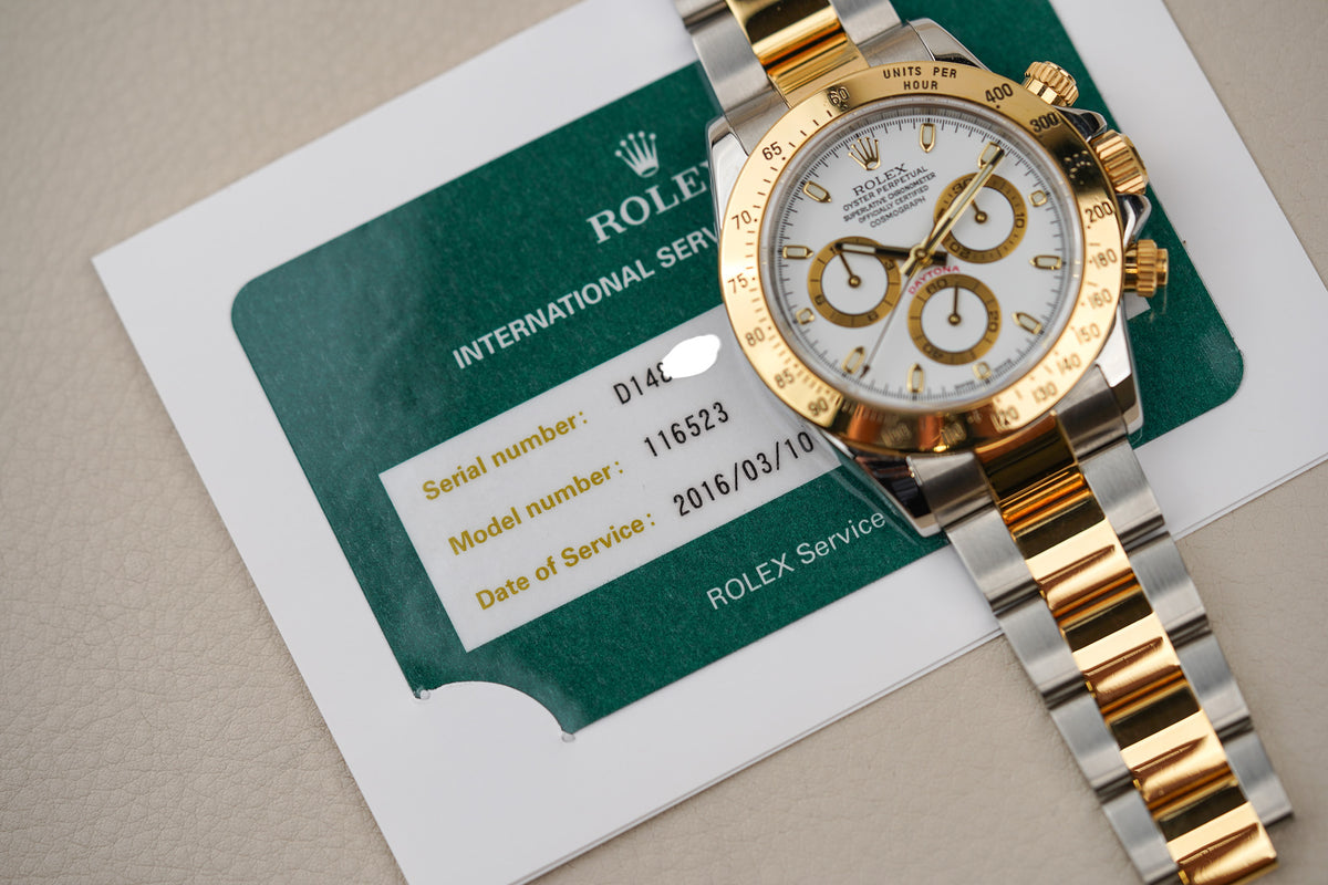 Deposit* Rolex Daytona 116523 White Dial