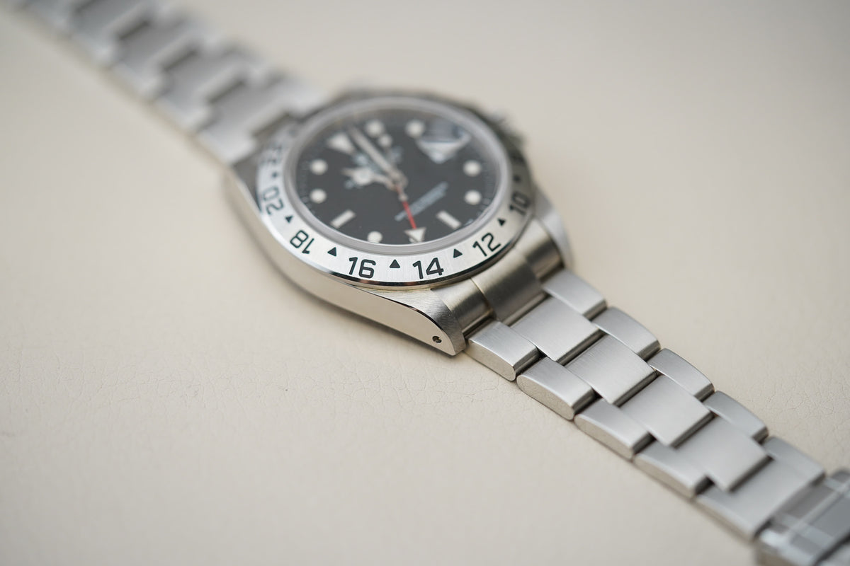 2002 Rolex Explorer II 16570 Black