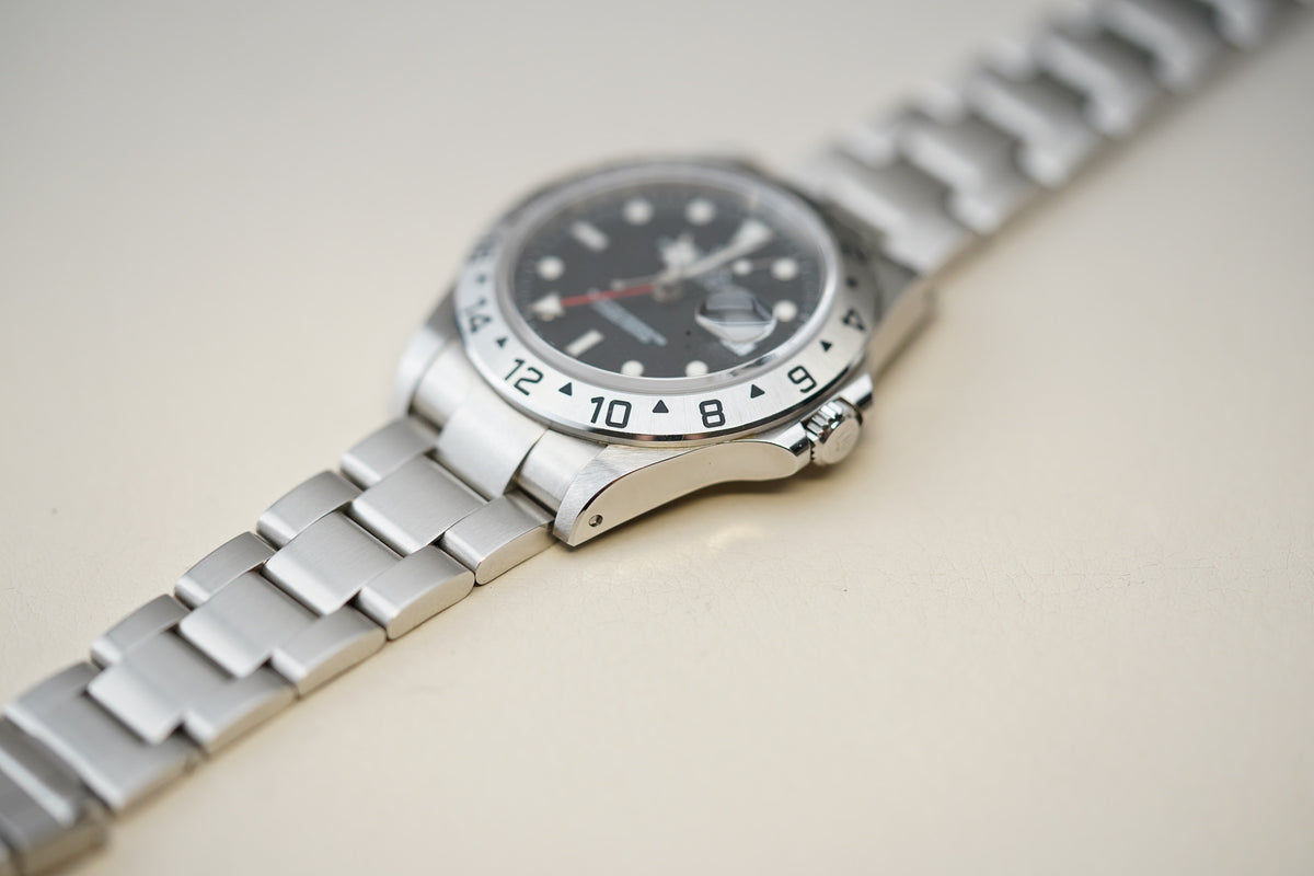 2002 Rolex Explorer II 16570 Black
