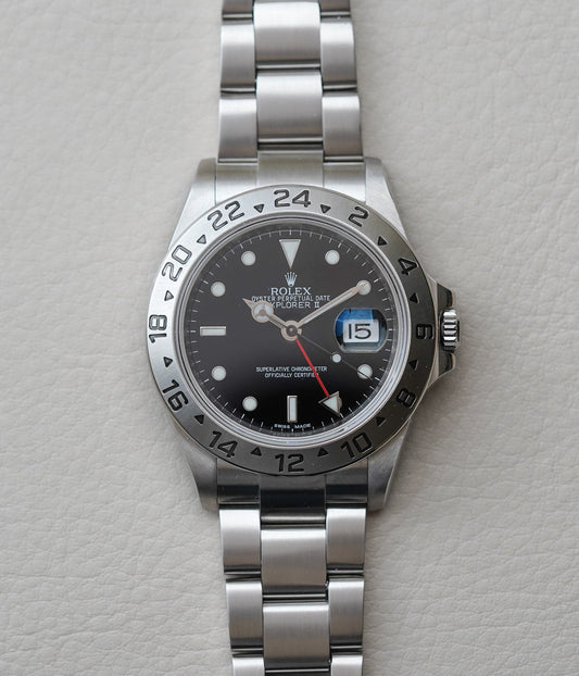 Rolex Explorer II 16570 Black 'Engraved'