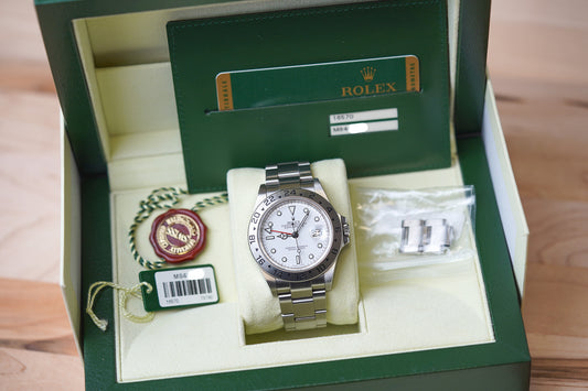 Rolex Explorer II 16570 Polar 'Engraved Rehaut'
