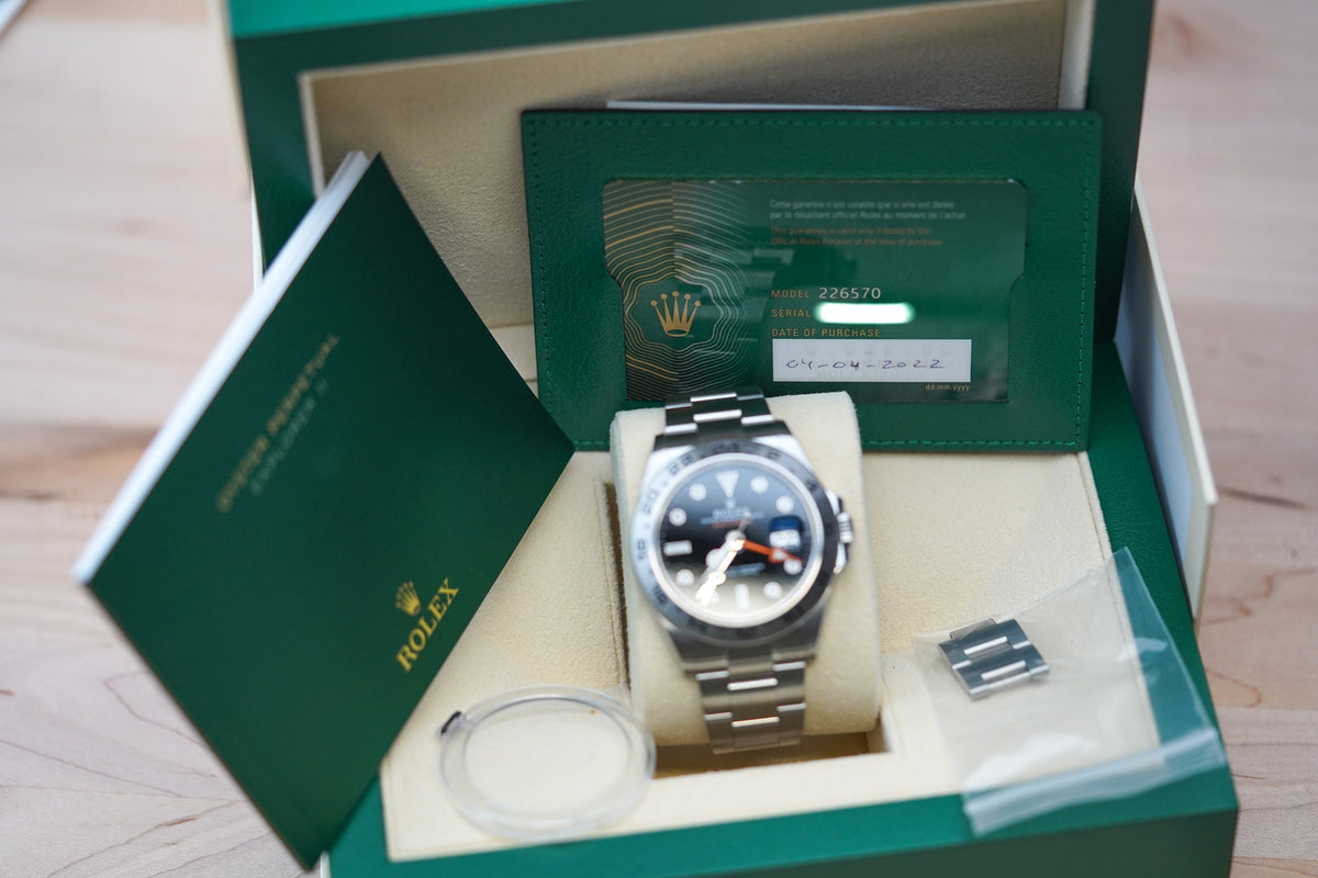 Rolex Explorer II Black 226570