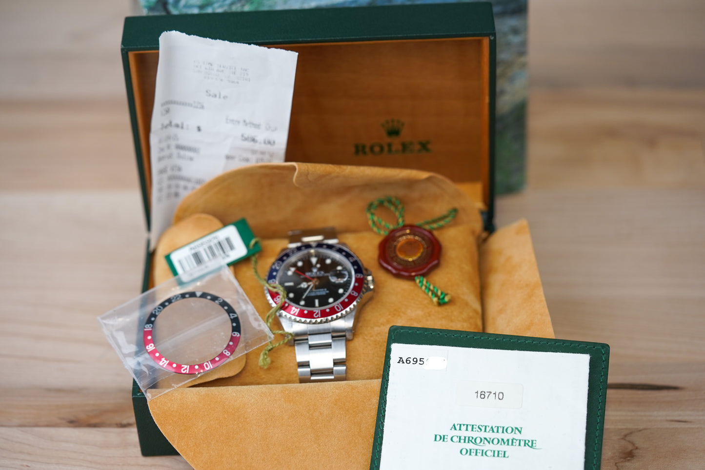 Deposit***Rolex GMT Master II 16710 'Pepsi'