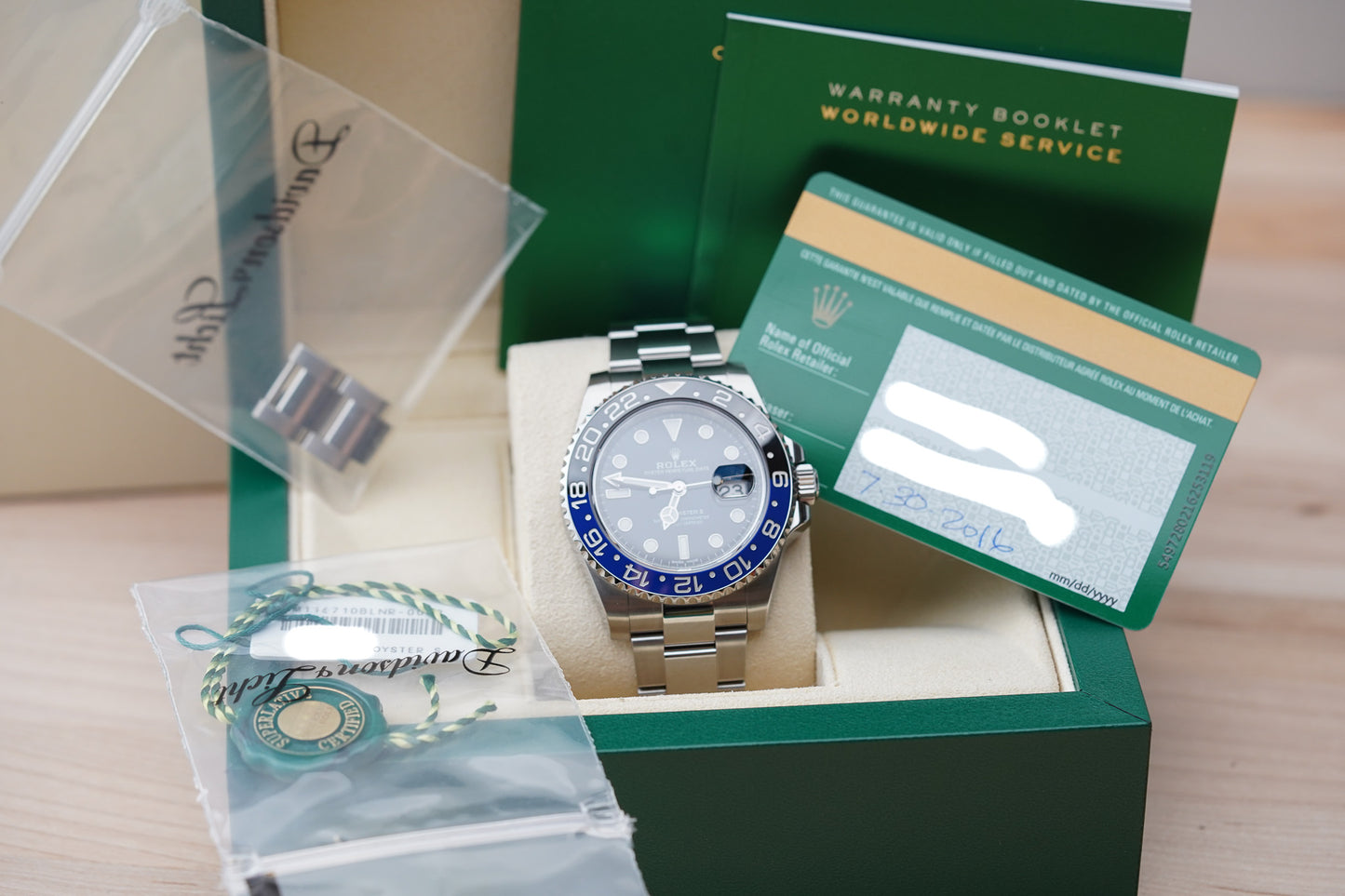 Rolex GMT Master II Batman 116710BLNR