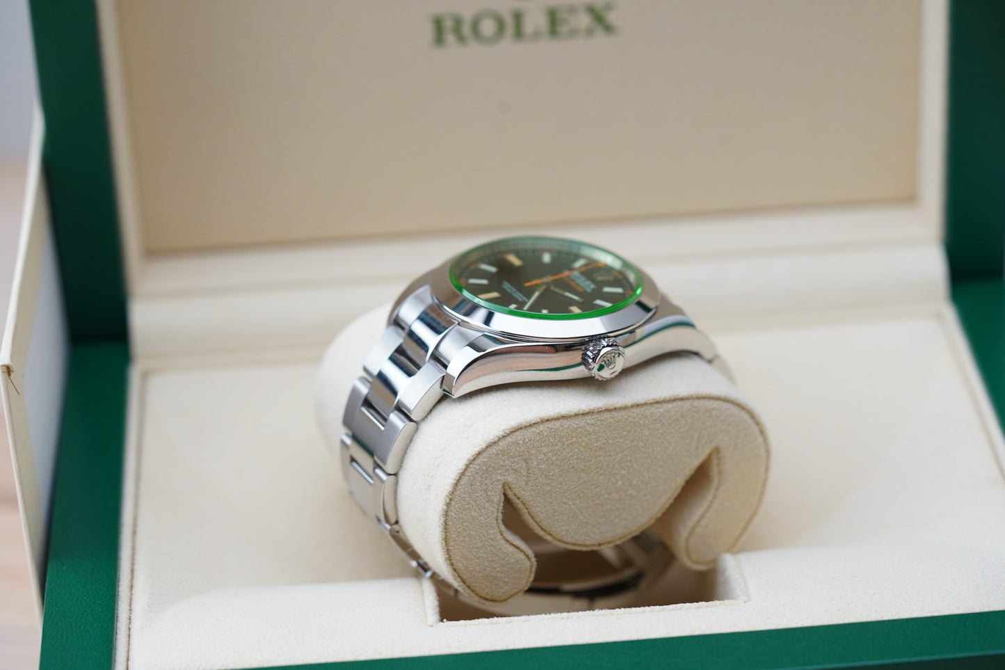 Rolex Milgauss 116400GV 'Green Glass'