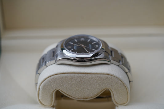 Rolex Oyster Perpetual 36mm Blue Arabic Dial 116000