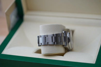 Rolex Oyster Perpetual 36mm Blue Arabic Dial 116000