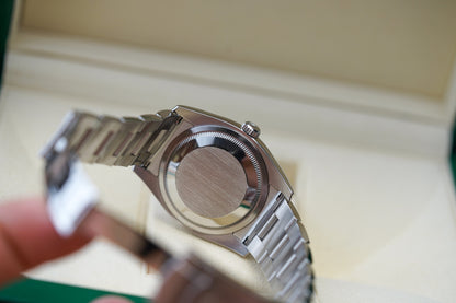 Rolex Oyster Perpetual 36mm Blue Arabic Dial 116000