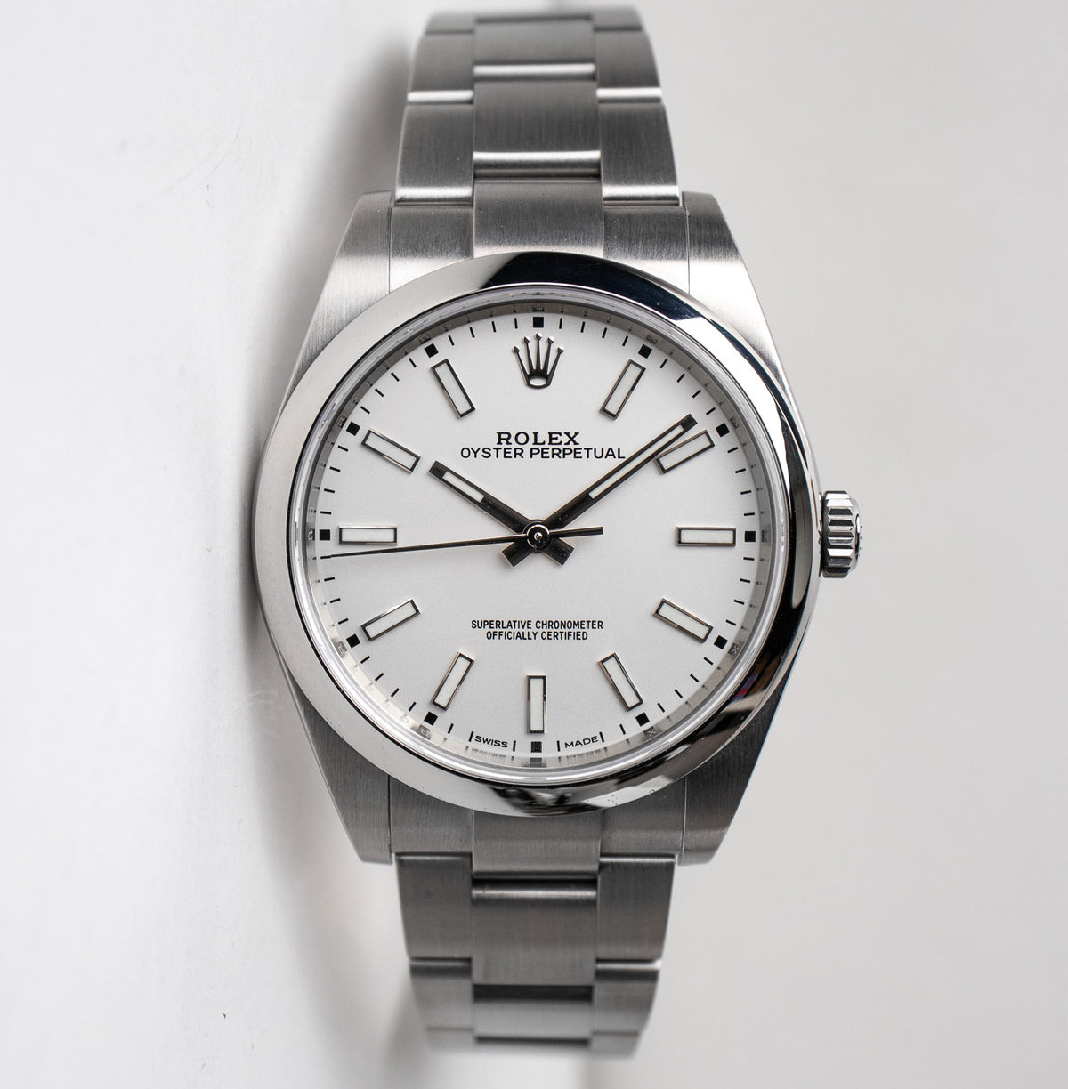 Rolex Oyster Perpetual 39 White 114300