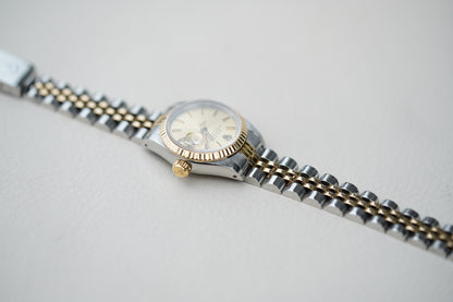 Rolex Oyster Perpetual Date 69173 Champagne Dial