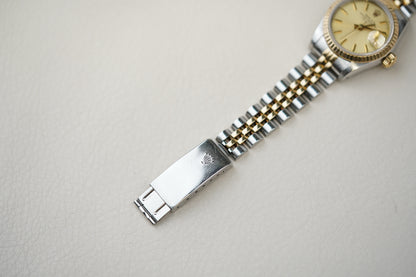 Rolex Oyster Perpetual Date 69173 Champagne Dial