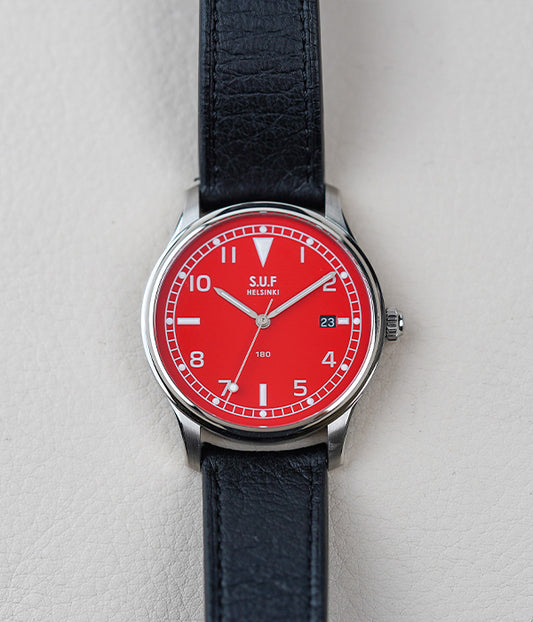 S.U.F Helsinki 180C Red Dial