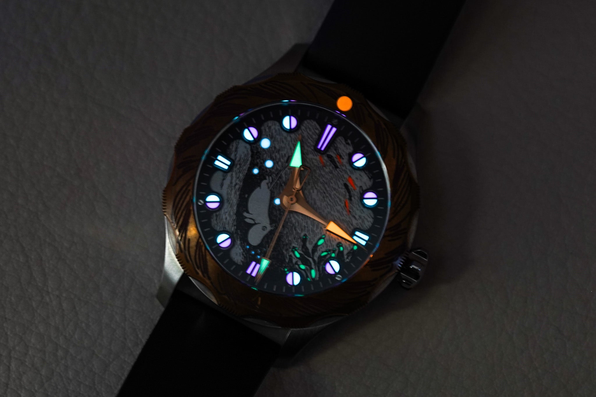 S.U.F Helsinki X Moomin Bronze Diver Rose Gold