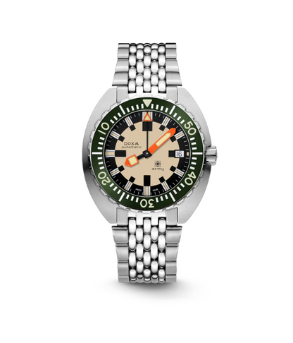 Doxa ARMY Green Steel Bezel 785.10.031G.10