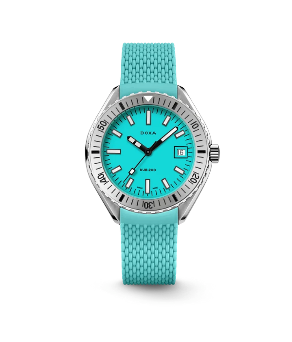 Doxa SUB 200 Aquamarine Steel Inlay 796.10.241.25