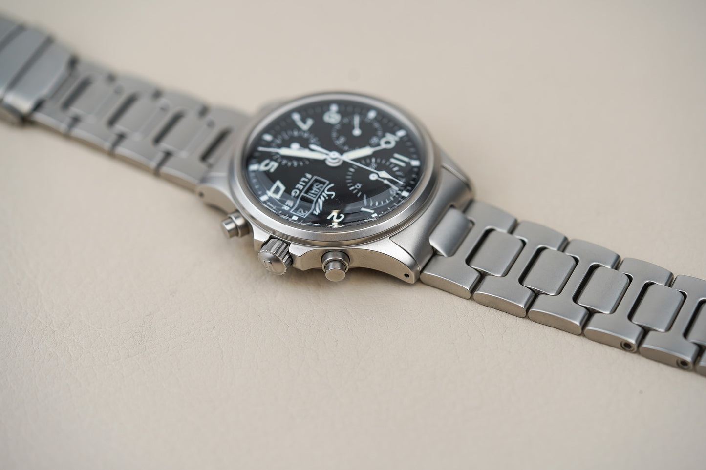 Sinn 356 Flieger Acrylic H Link Bracelet
