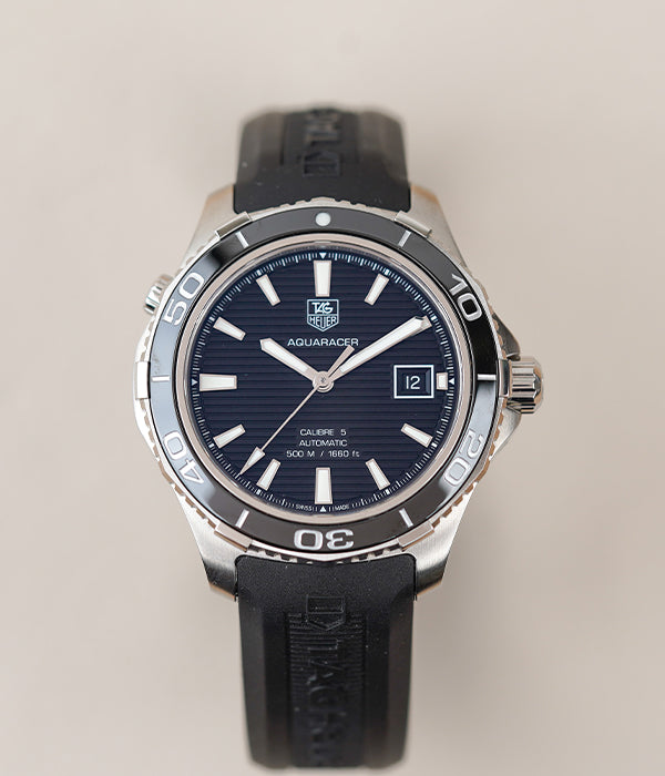 Tag Heuer Aquaracer Calibre 5 Black Rubber WAK2110.FT6027