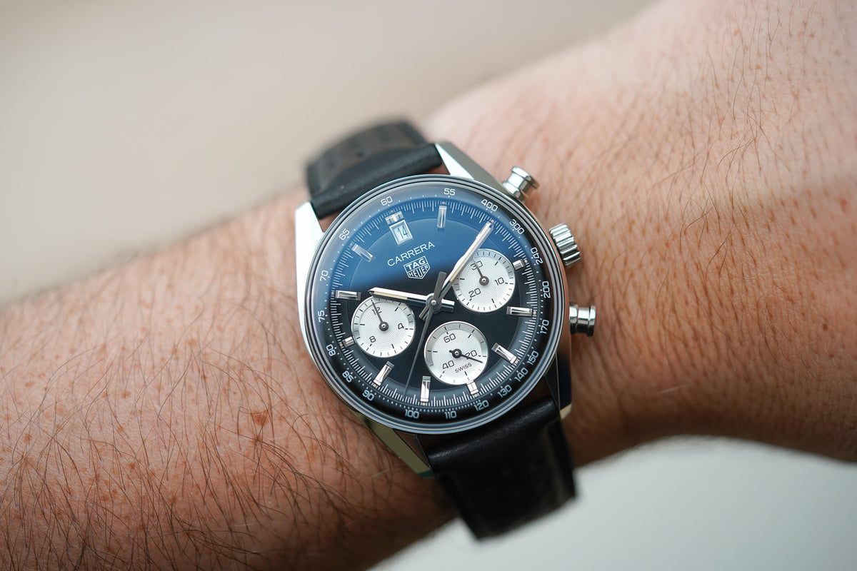 Tag Heuer Carrera Chronograph 'Panda Glassbox' 39mm CBS2210.FC6534