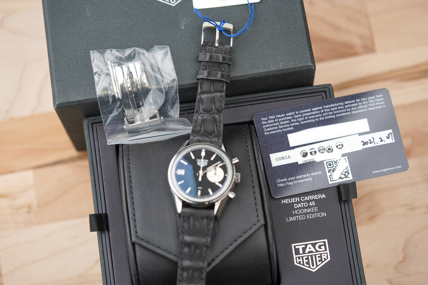 Tag Heuer Carrera x Hodinkee 'Dato 45' CBK221D.FC6479