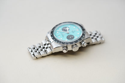 *** DEPOSIT****Tudor Black Bay Chrono 79360N Turquoise Dial 'Blue Flamingo'