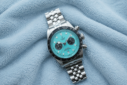*** DEPOSIT****Tudor Black Bay Chrono 79360N Turquoise Dial 'Blue Flamingo'