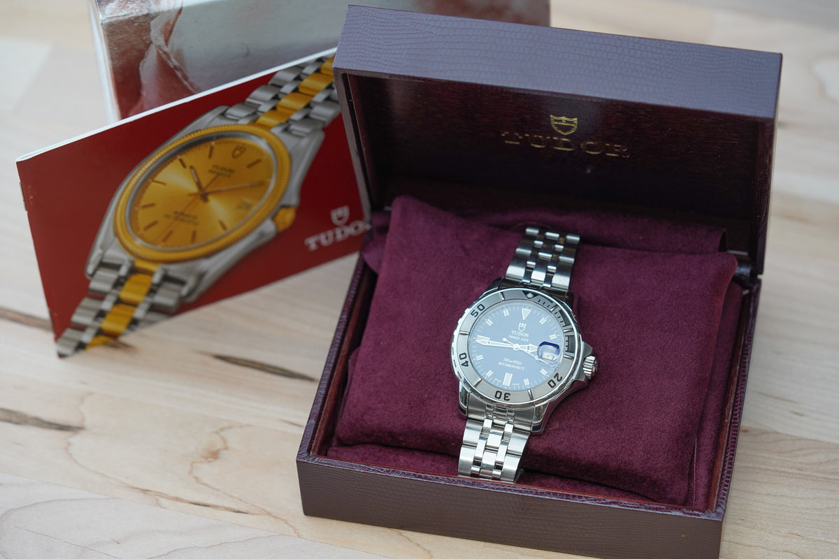 Tudor Prince Date Hydronaut Blue Dial 89190