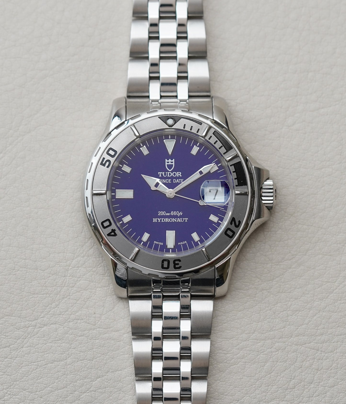 Tudor Prince Date Hydronaut Blue Dial 89190