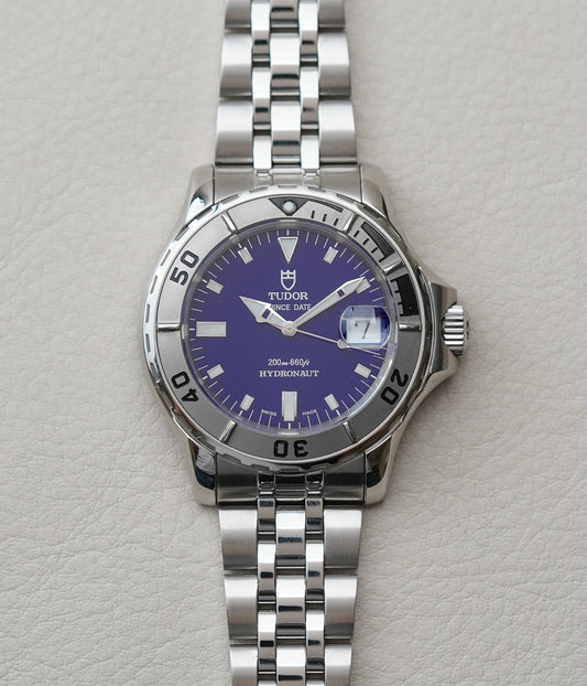Tudor Prince Date Hydronaut Blue Dial 89190