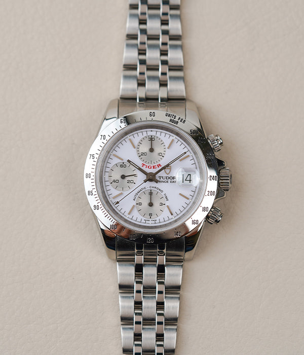 Tudor Prince Date Tiger Chronograph 79280 White Dial