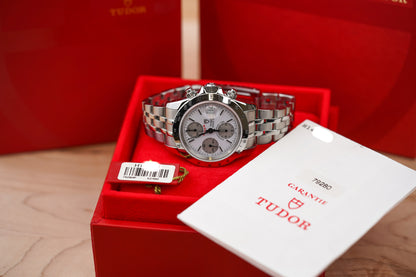 Tudor Prince Date Tiger Chronograph 79280 White Dial