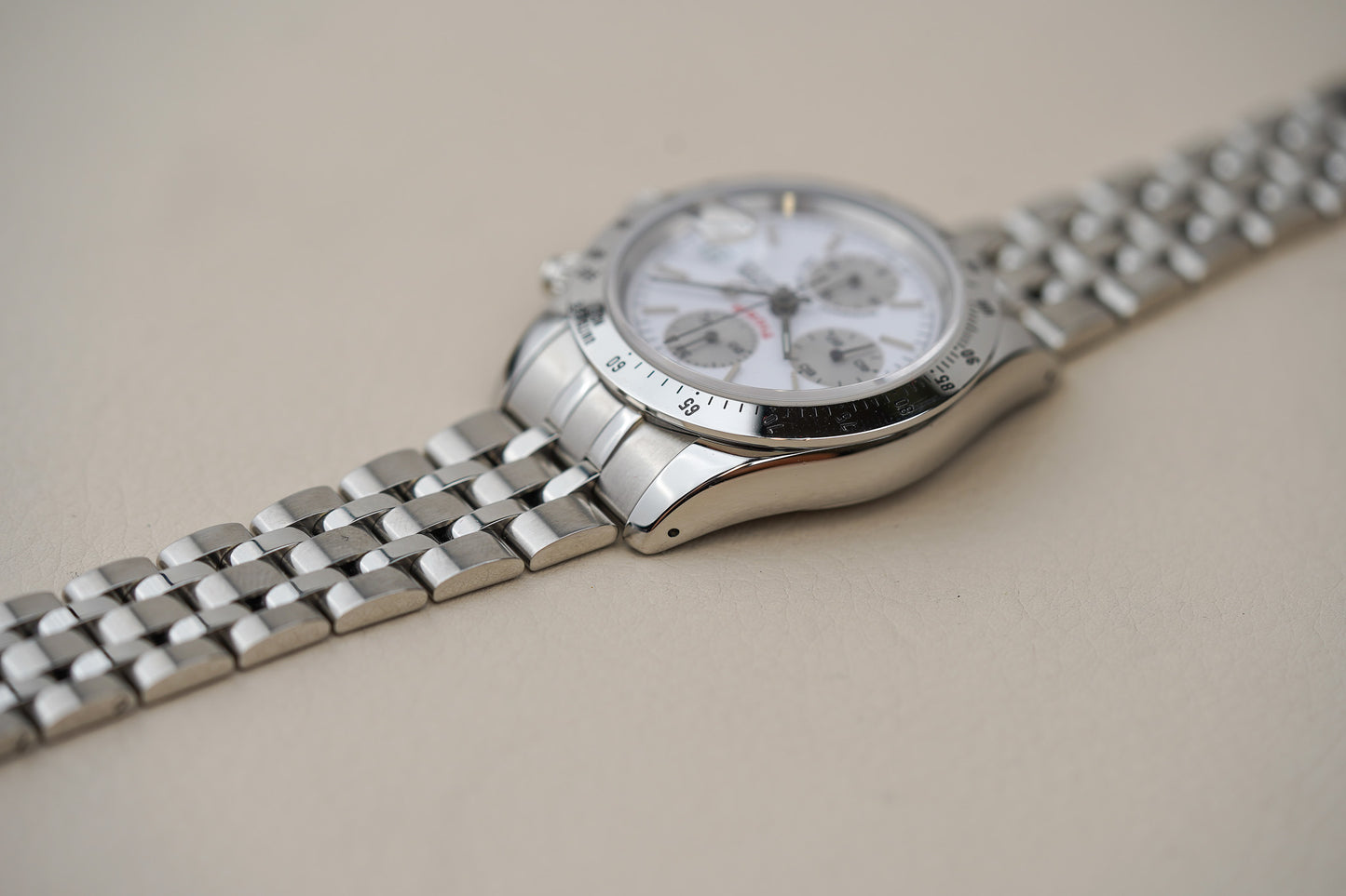 Tudor Prince Date Tiger Chronograph 79280 White Dial