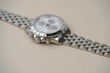Tudor Prince Date Tiger Chronograph 79280 White Dial