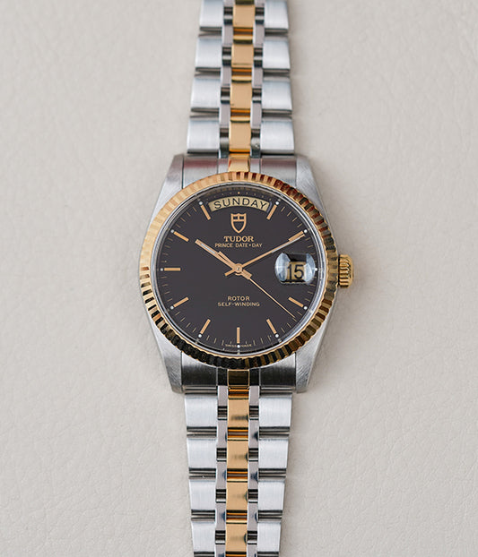 Tudor Prince Day-Date 76213 Black Dial