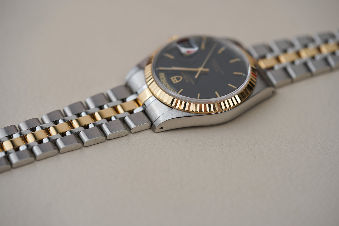 Tudor Prince Day-Date 76213 Black Dial