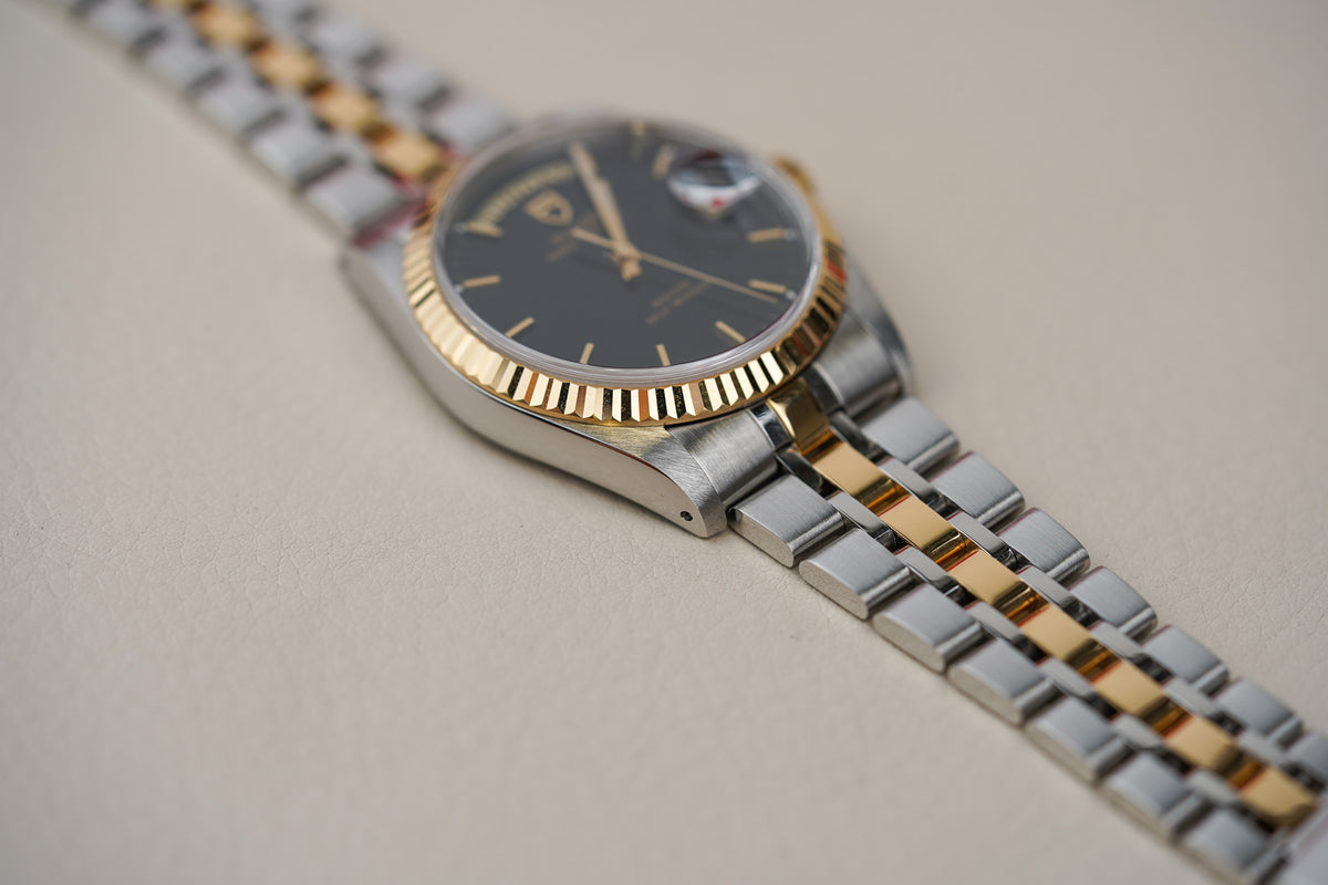 Tudor Prince Day-Date 76213 Black Dial