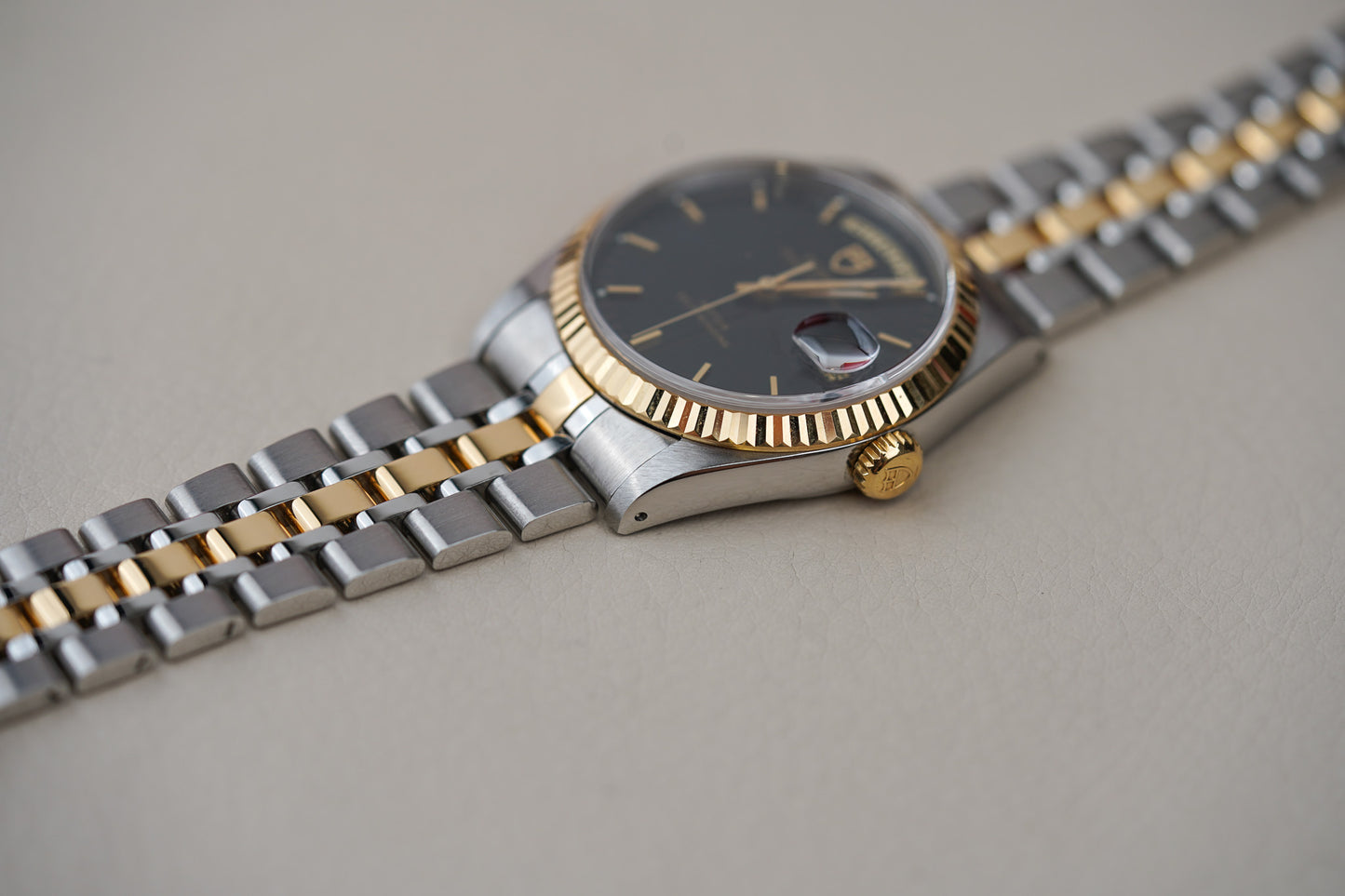 Tudor Prince Day-Date 76213 Black Dial