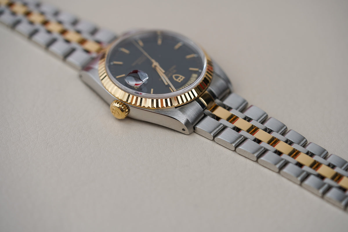 Tudor Prince Day-Date 76213 Black Dial