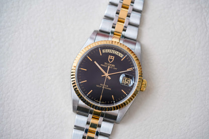 Tudor Prince Day-Date 76213 Black Dial