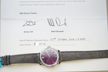 Z.L.Toh & Dzwonek Series 1.5 'Aubergine'